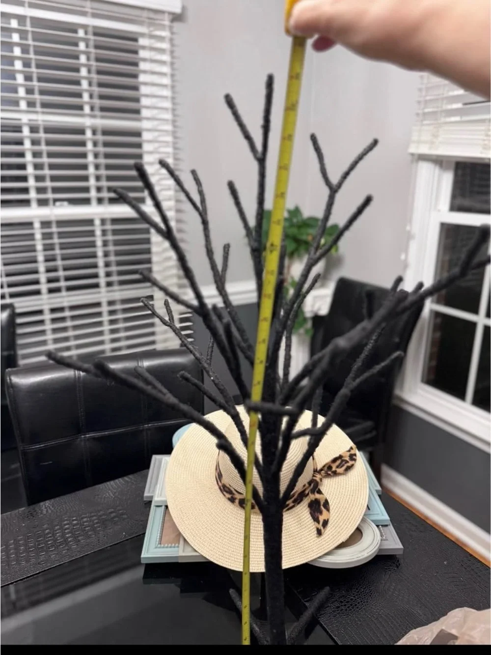 QVC Black Decorative Branch Jewelry Tree